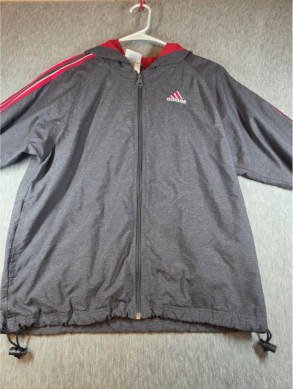 Adidas Men's Lightweight Hooded Track Jacket Size S